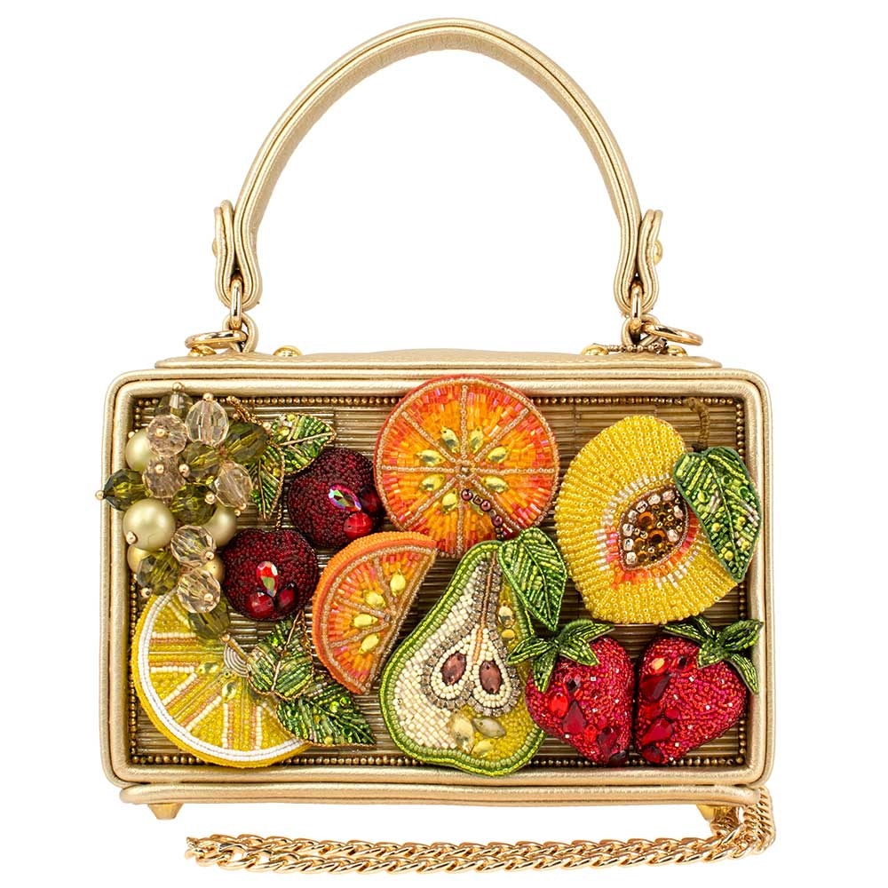 Fruit Mix Top Handle Bag by Mary Frances Image 2