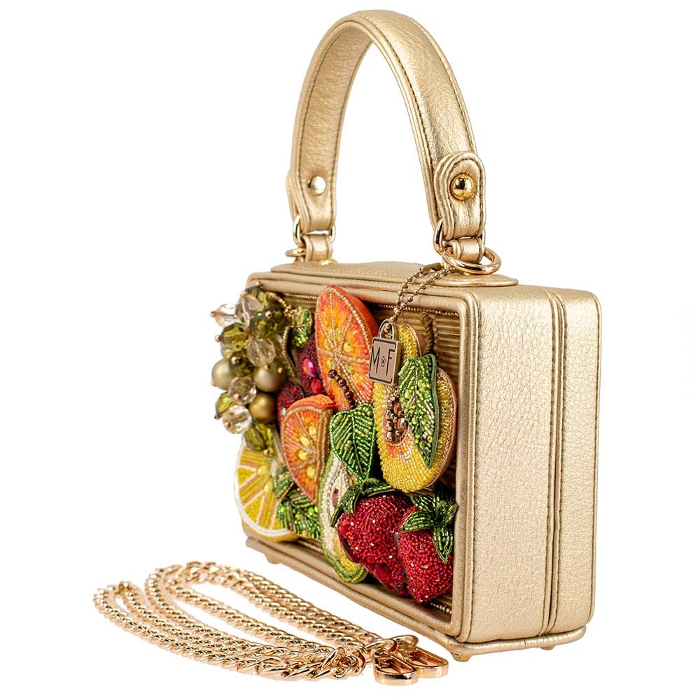 Fruit Mix Top Handle Bag by Mary Frances Image 6