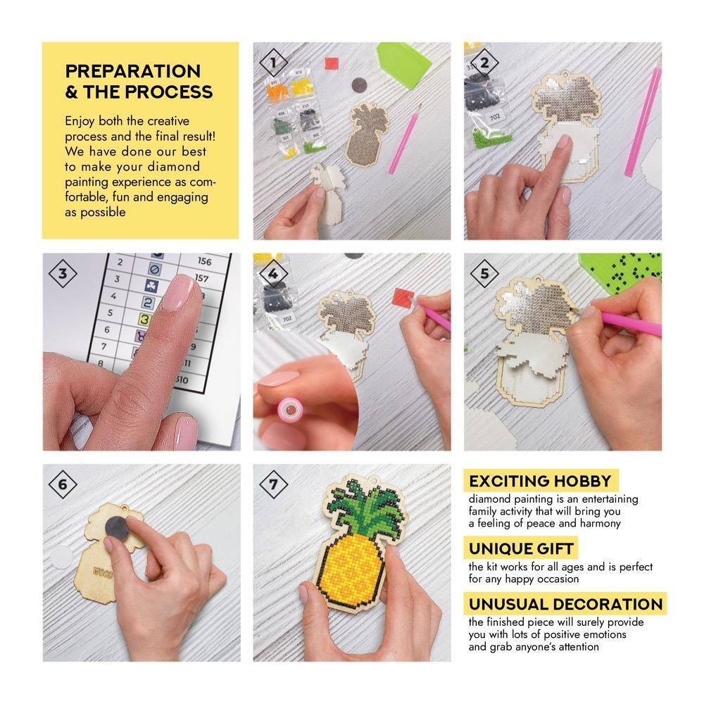 Fruit Muffin WWP304 Diamond Painting on Plywood Kit