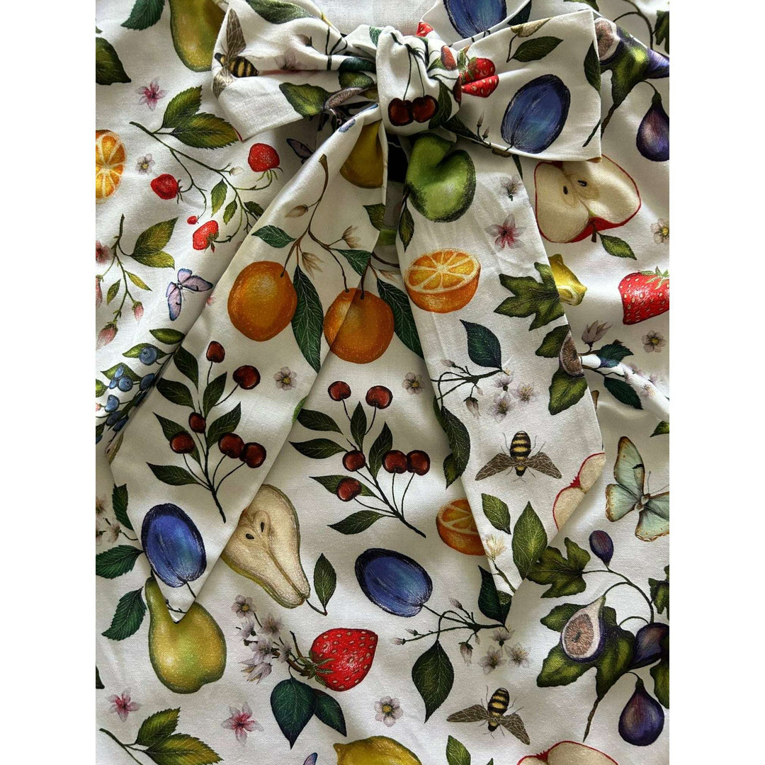 Fruits & Butterflies Bow Top - 4X only