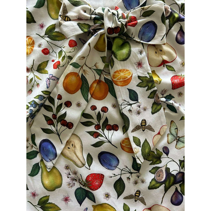 Fruits & Butterflies Bow Top - 4X only