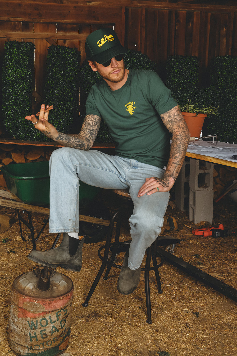 The Overgrowth | Green Full Bush Bush Club Trucker Hat