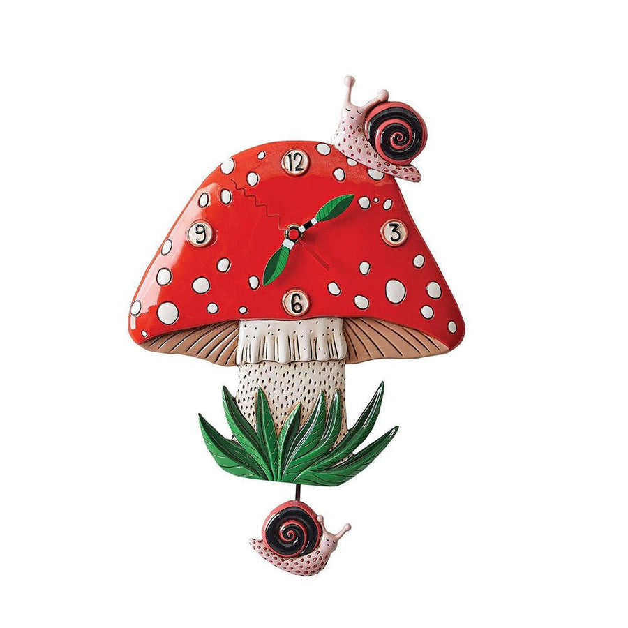 Fun-Guy Mushroom Wall Clock by Allen Designs - Quirks!