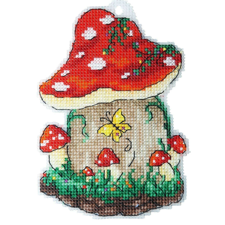 Fungus house  Counted cross stitch kit 8045A