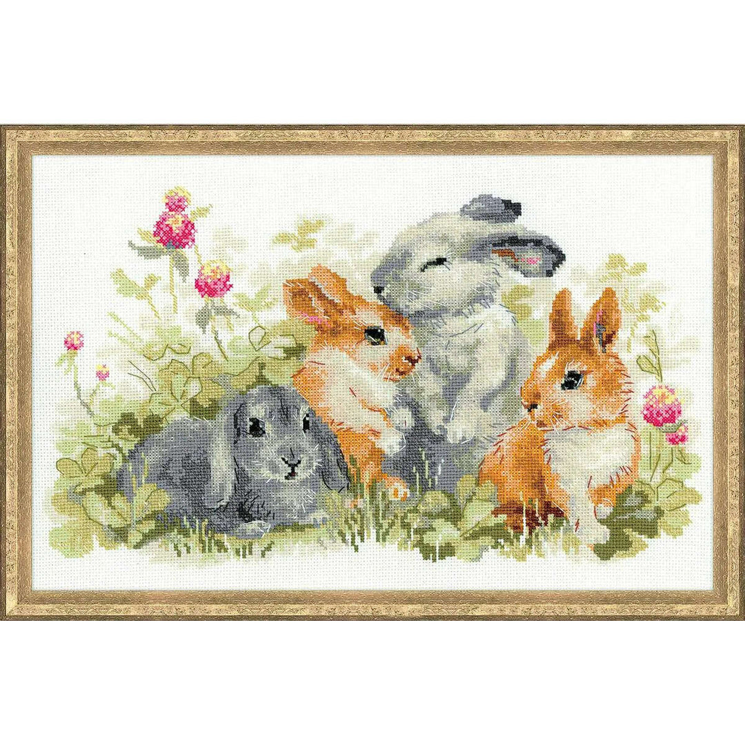 Funny Rabbits R1416 Counted Cross Stitch Kit