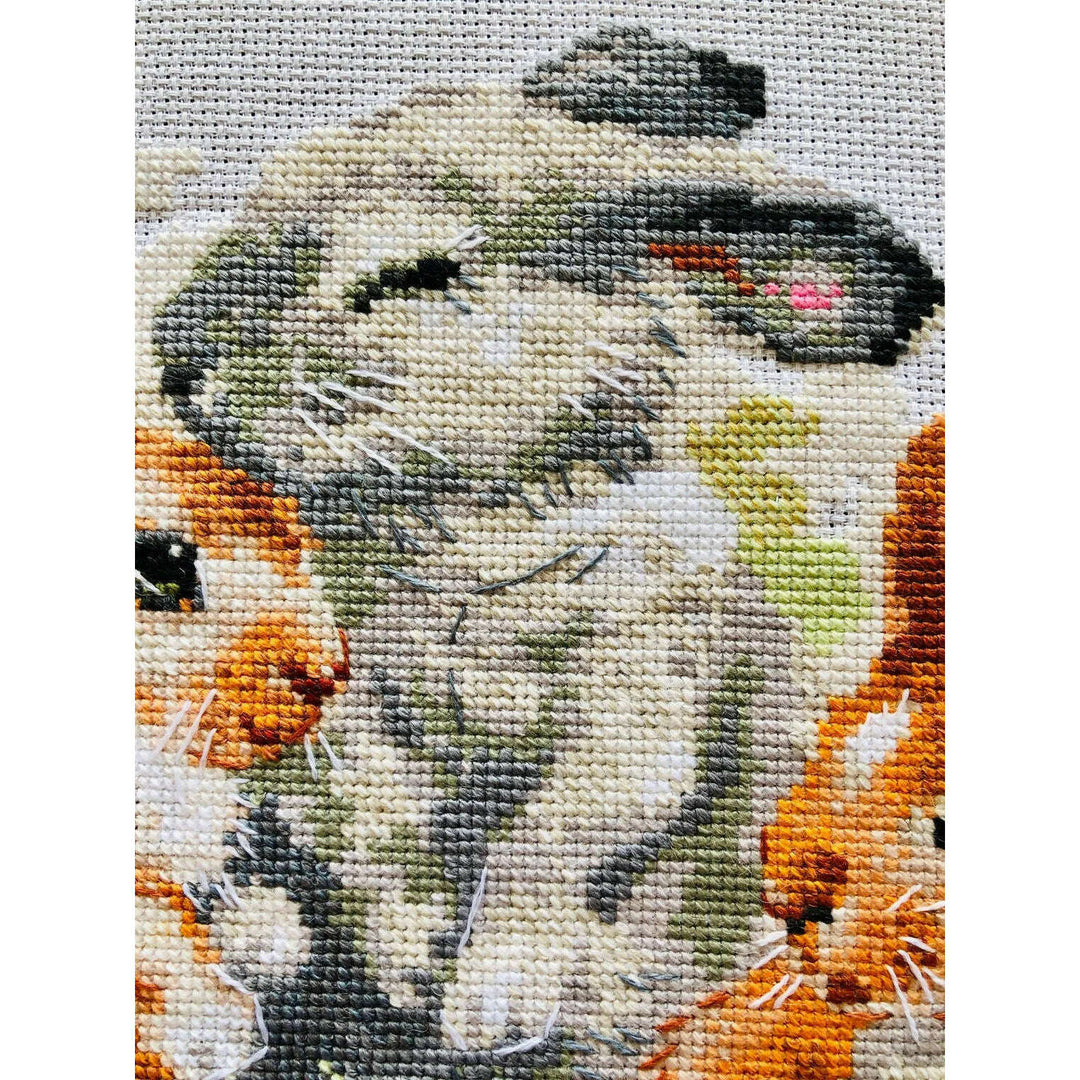 Funny Rabbits R1416 Counted Cross Stitch Kit