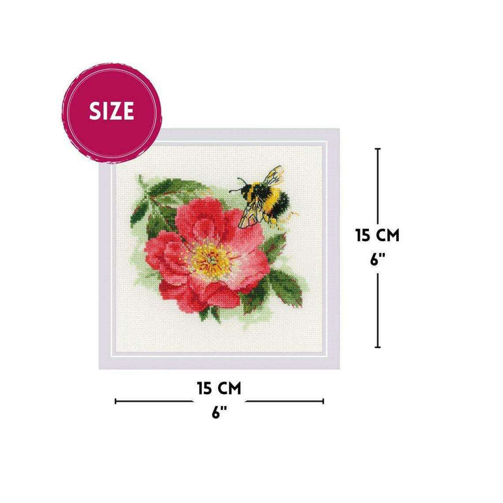 Furry Bumblebee R2210 Counted Cross Stitch Kit