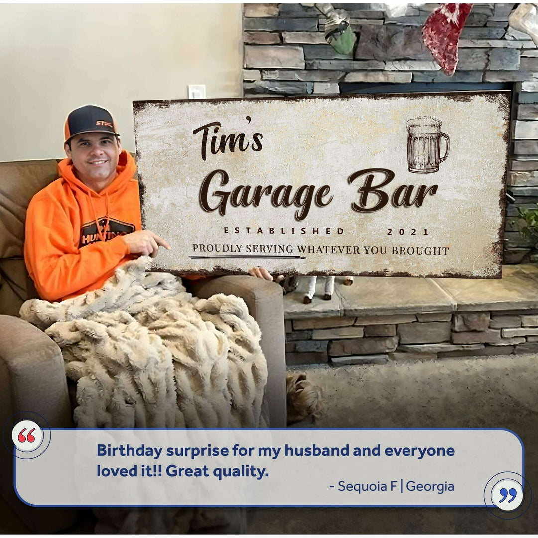 Garage Bar Sign VIII