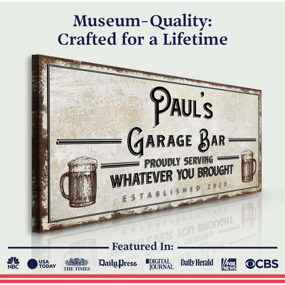 Garage Bar Sign