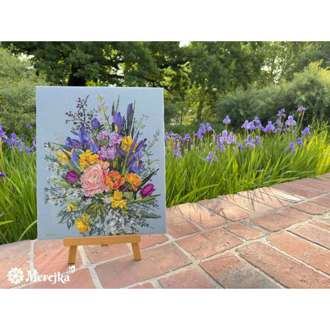Garden Awakening K-271 Counted Cross-Stitch Kit