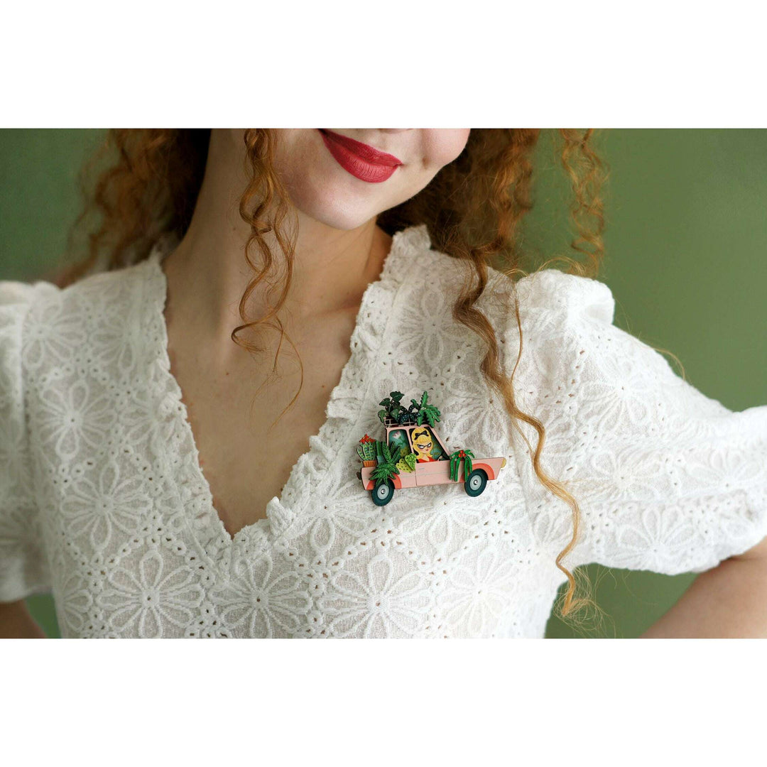 Garden Car Brooch – view 2