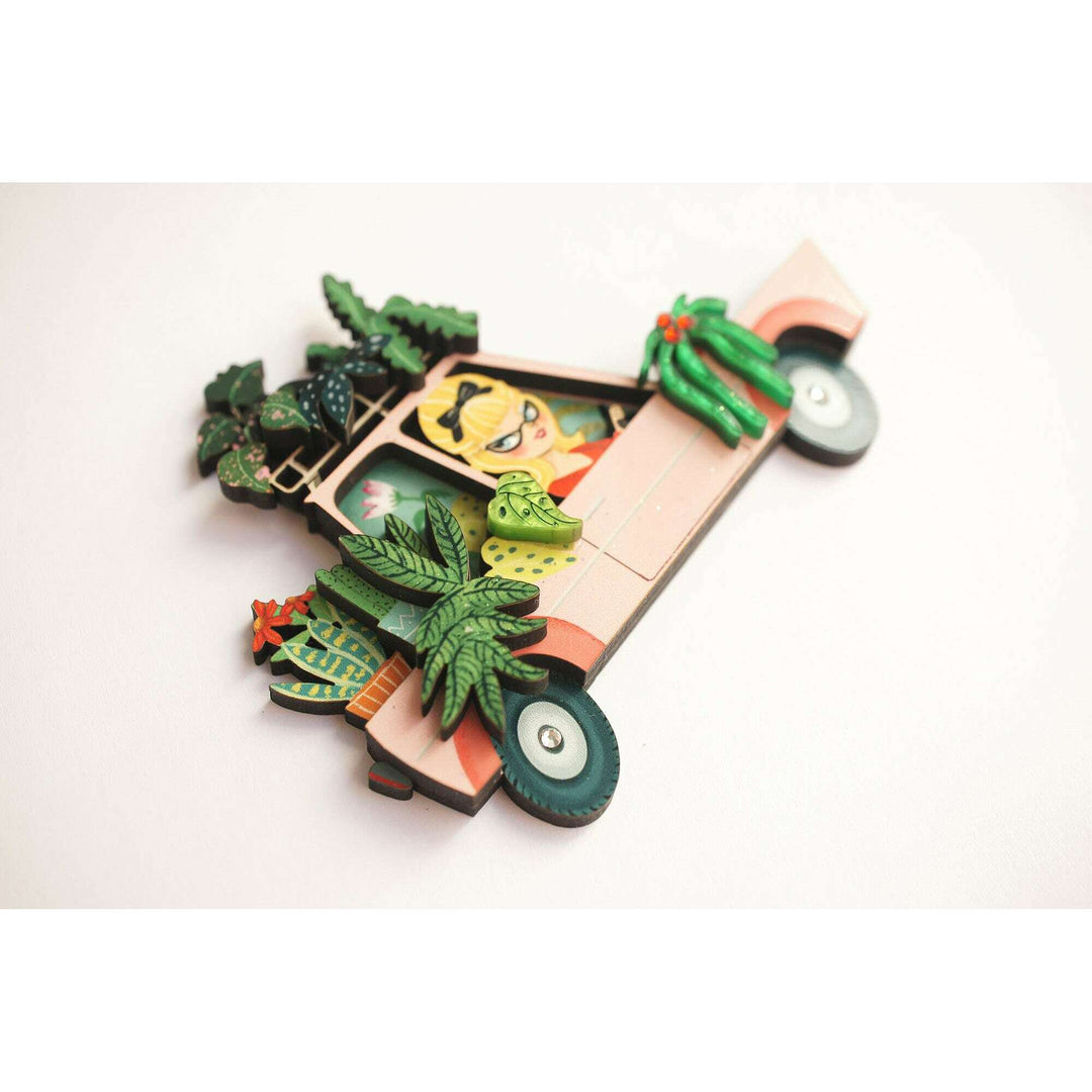 Garden Car Brooch – view 3