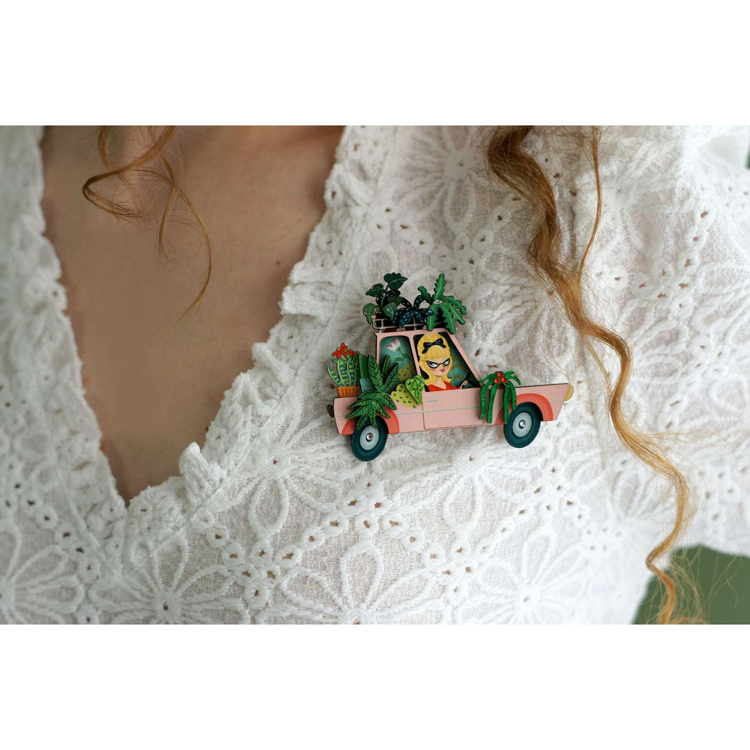 Garden Car Brooch – view 4
