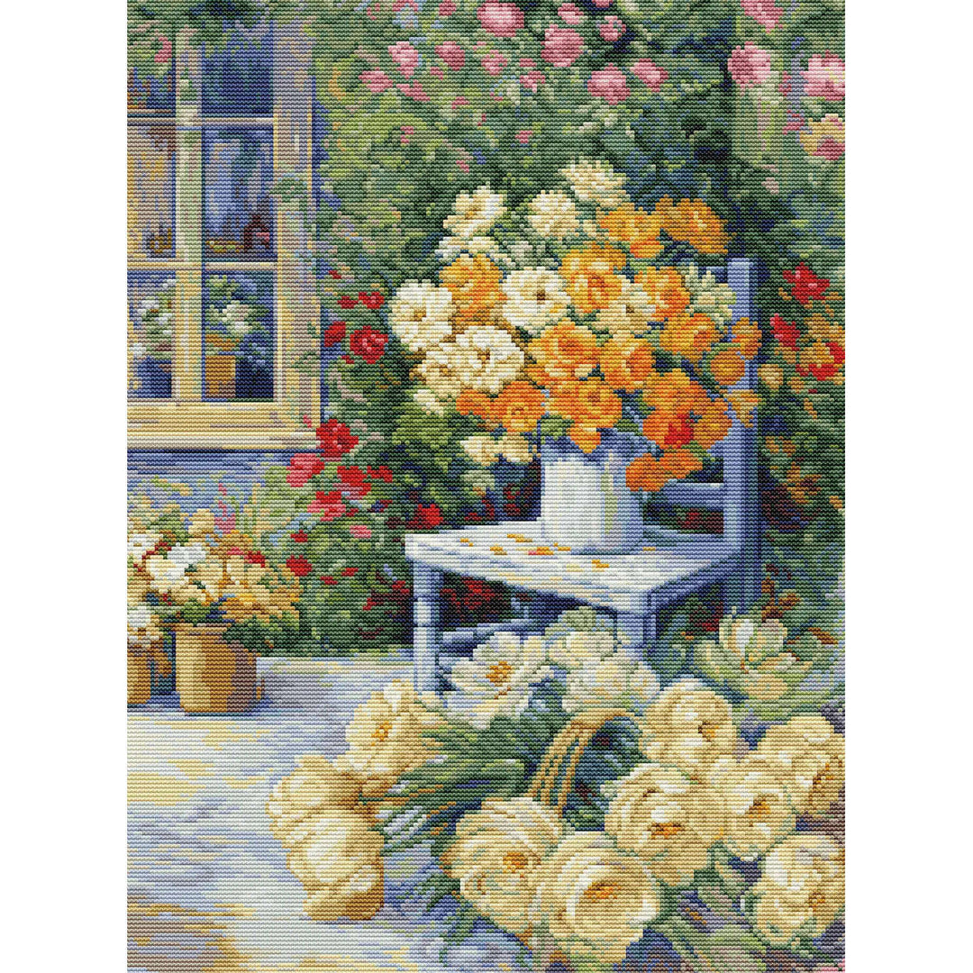 Garden Corner BU5056L Counted Cross-Stitch Kit