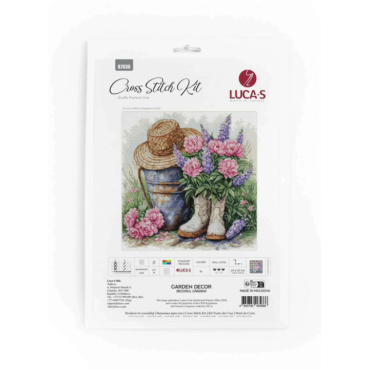 Garden Decor B7036L Counted Cross-Stitch Kit