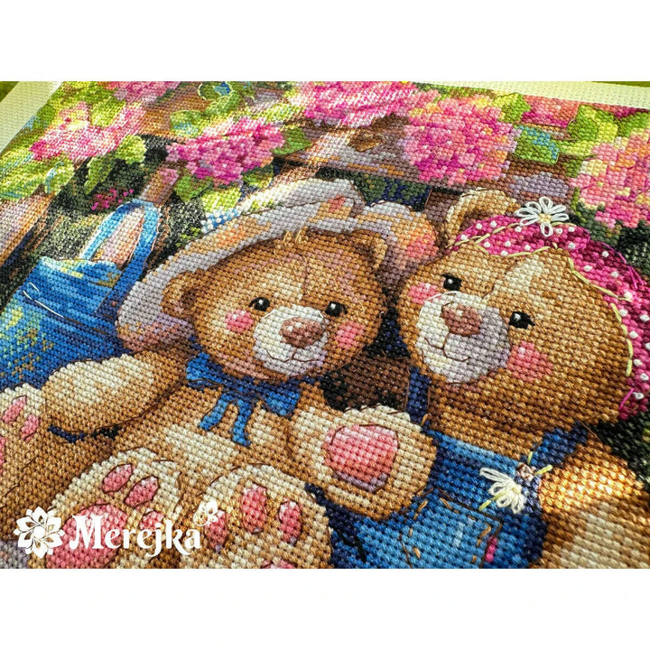 Garden Friends K-265 Counted Cross-Stitch Kit