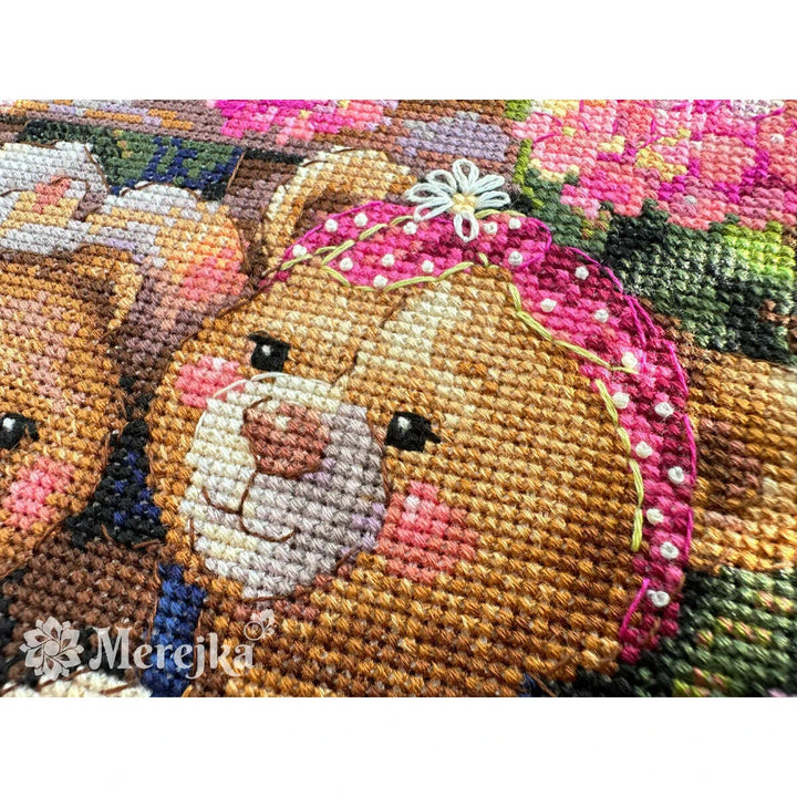 Garden Friends K-265 Counted Cross-Stitch Kit