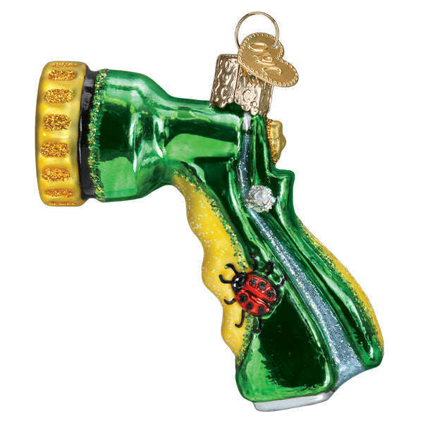 Old World Christmas Garden Hose Nozzle Blown Glass Ornament