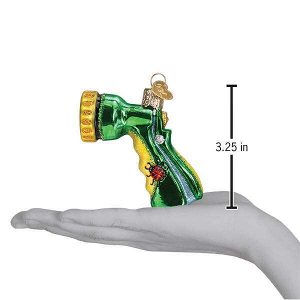 Old World Christmas Garden Hose Nozzle Blown Glass Ornament