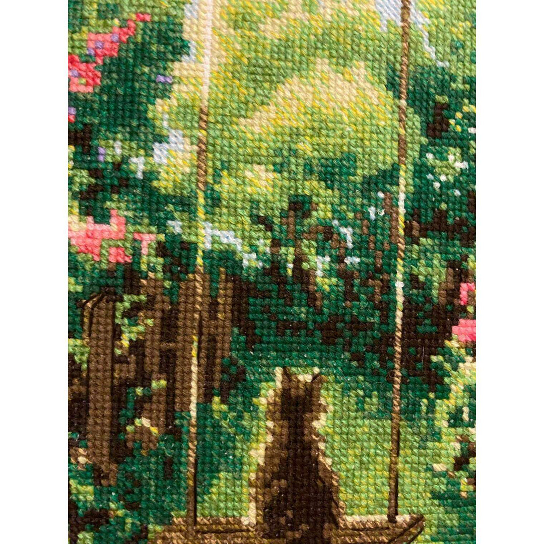Garden Swing R2114 Counted Cross Stitch Kit