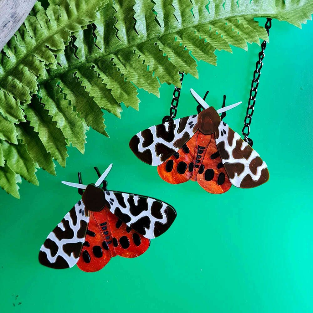 Garden Tiger Moth Necklace by Cherryloco Jewellery 2