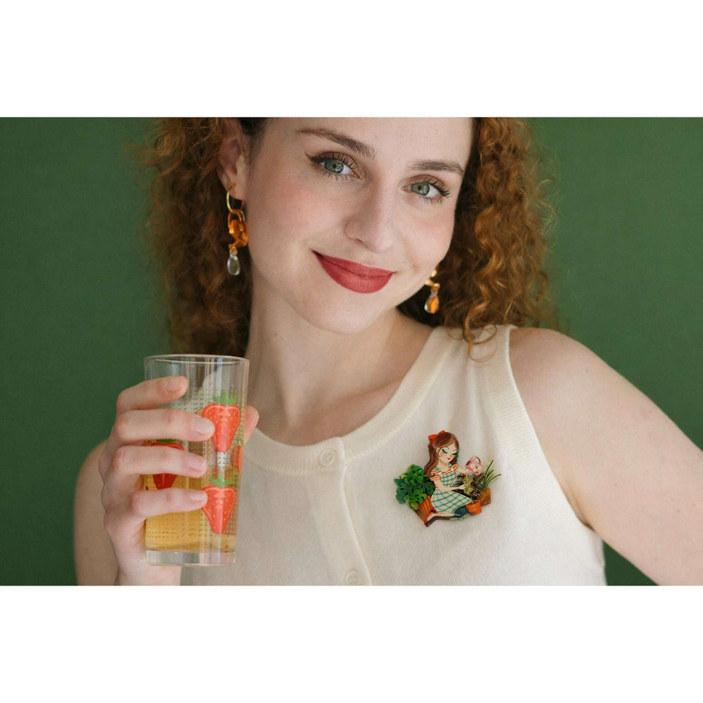 Gardener Girl Brooch – view 2
