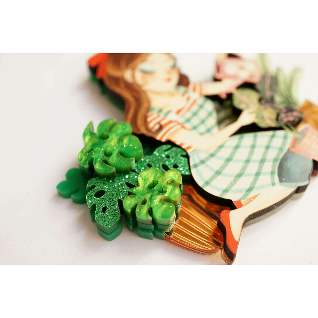 Gardener Girl Brooch – view 4