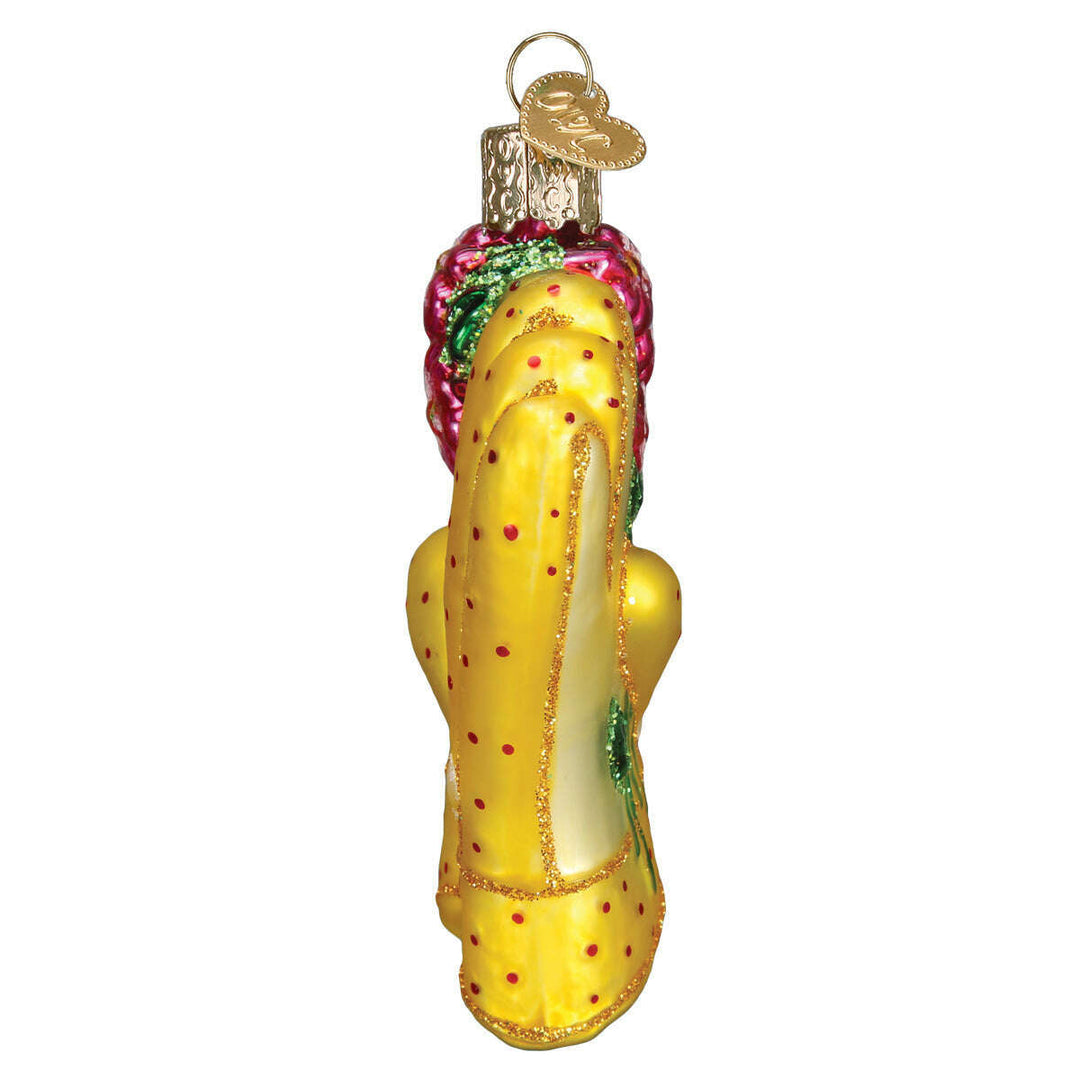 Old World Christmas Gardening Gloves Blown Glass Ornament