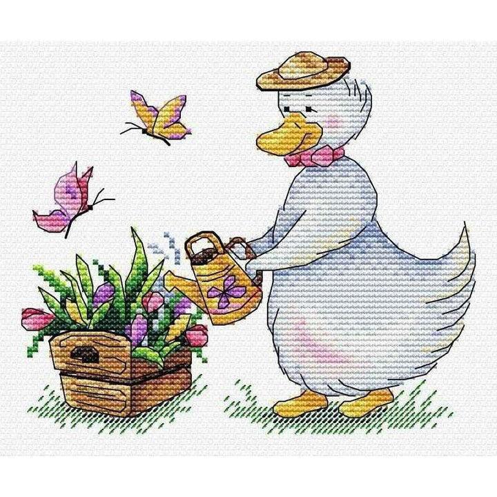 Gardening SM-439 Counted Cross Stitch Kit
