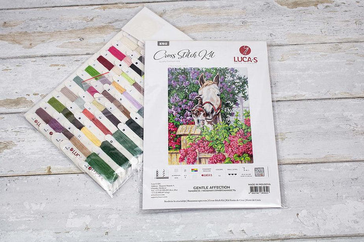 Gentle Affection B7012L Counted Cross-Stitch Kit