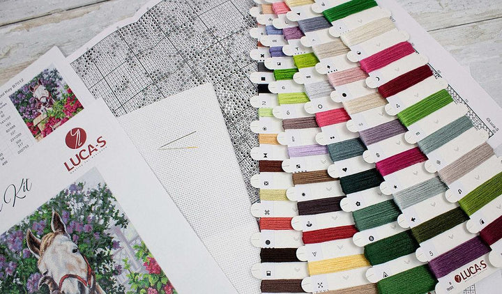 Gentle Affection B7012L Counted Cross-Stitch Kit