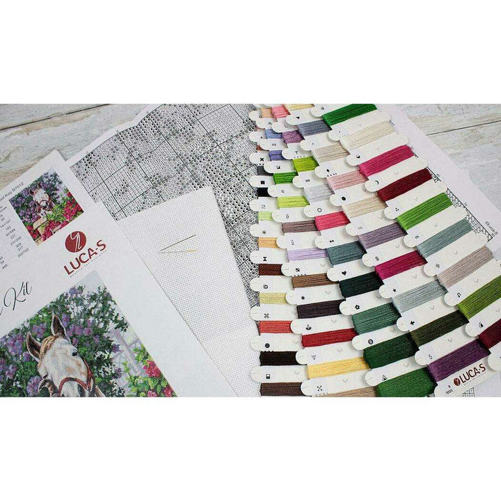 Gentle Affection B7012L Counted Cross-Stitch Kit