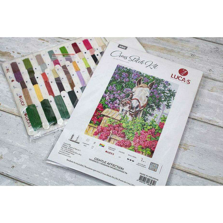 Gentle Affection B7012L Counted Cross-Stitch Kit