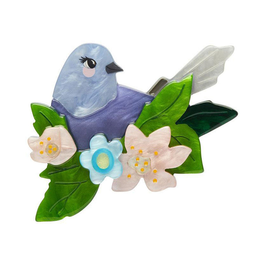 Gentle Bluebird Brooch by Erstwilder image