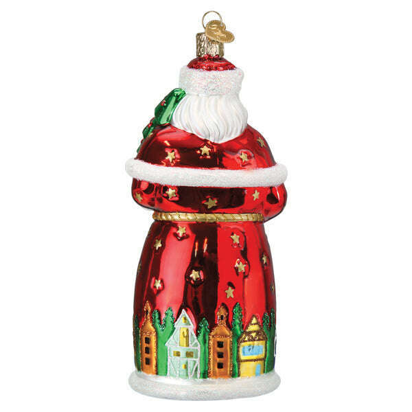 Old World Christmas German Santa Blown Glass Ornament