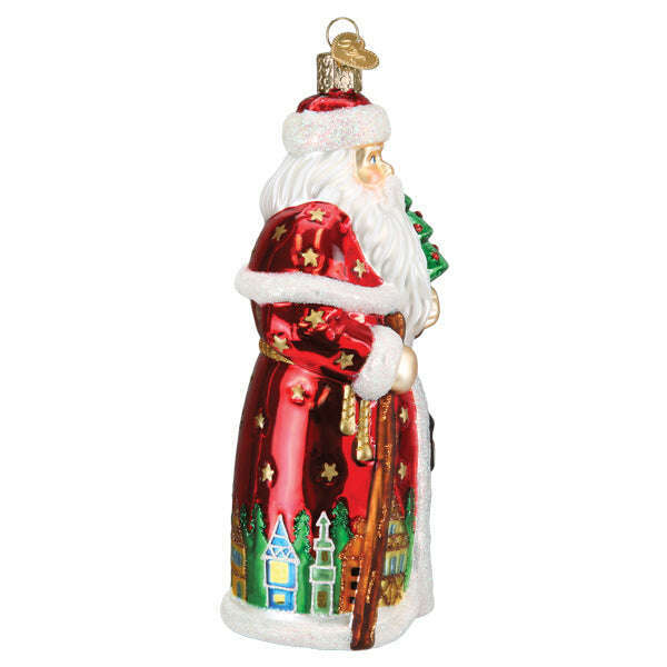 Old World Christmas German Santa Blown Glass Ornament
