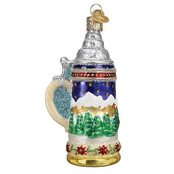 Old World Christmas German Stein Blown Glass Ornament
