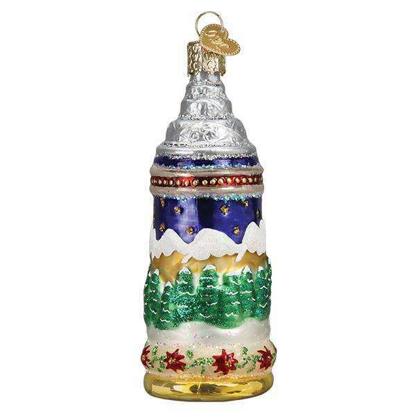 Old World Christmas German Stein Blown Glass Ornament