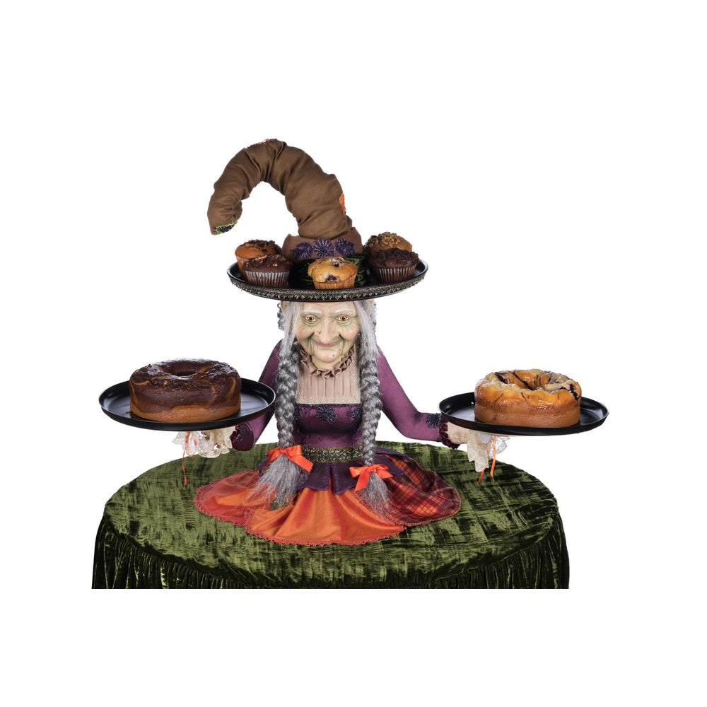 Gertrude Grimoir Witch Cupcake Server by Katherine's Collection  2