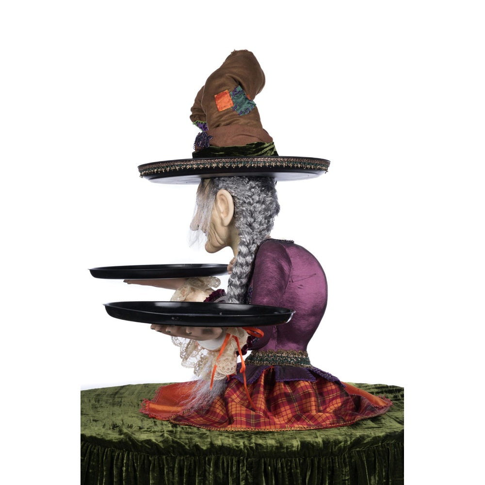 Gertrude Grimoir Witch Cupcake Server by Katherine's Collection  6