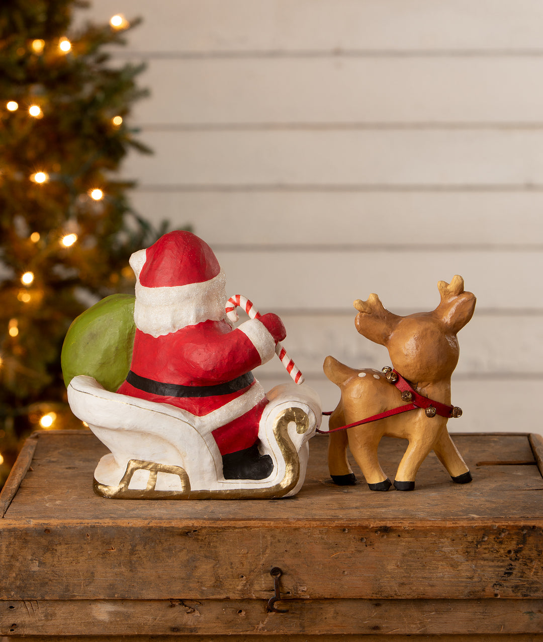 Santa's Reindeer and Sleigh by Bethany Lowe Designs, image 3