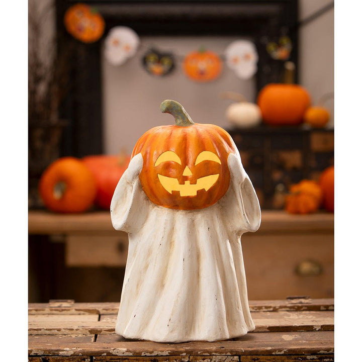 Ghost Jack O'Lantern by Bethany Lowe Designs image 3