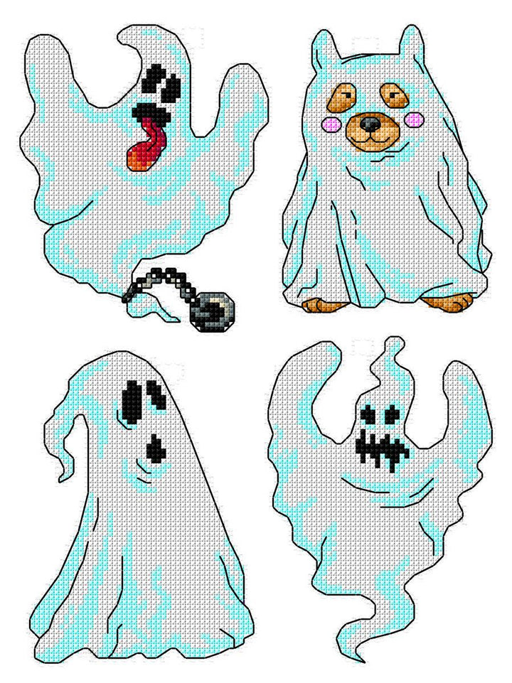 Ghosts 144CS Counted Cross-Stitch Kit