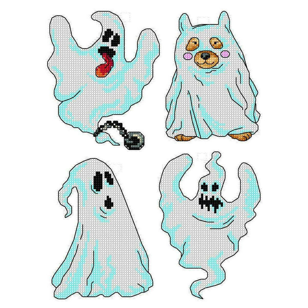Ghosts 144CS Counted Cross-Stitch Kit