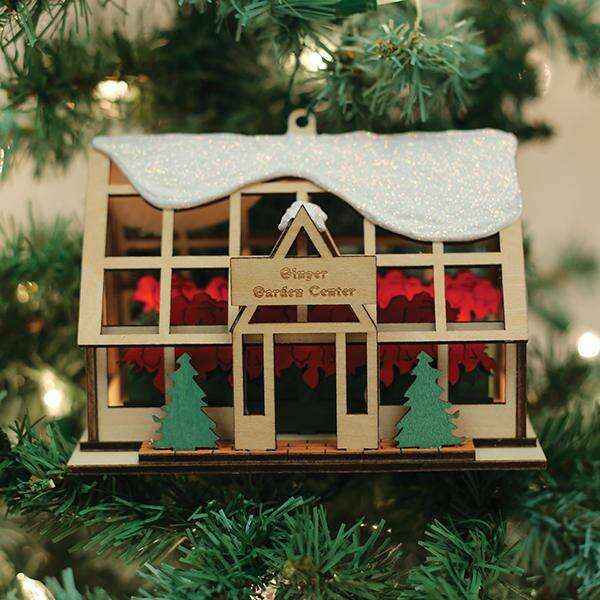 Old World Christmas Ginger Garden Center Light-Up Ornament