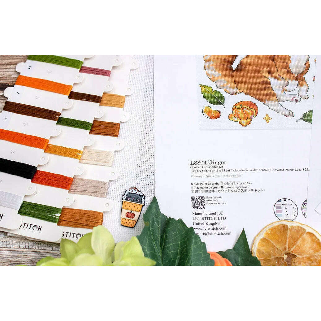 Ginger L8804 Counted Cross Stitch Kit