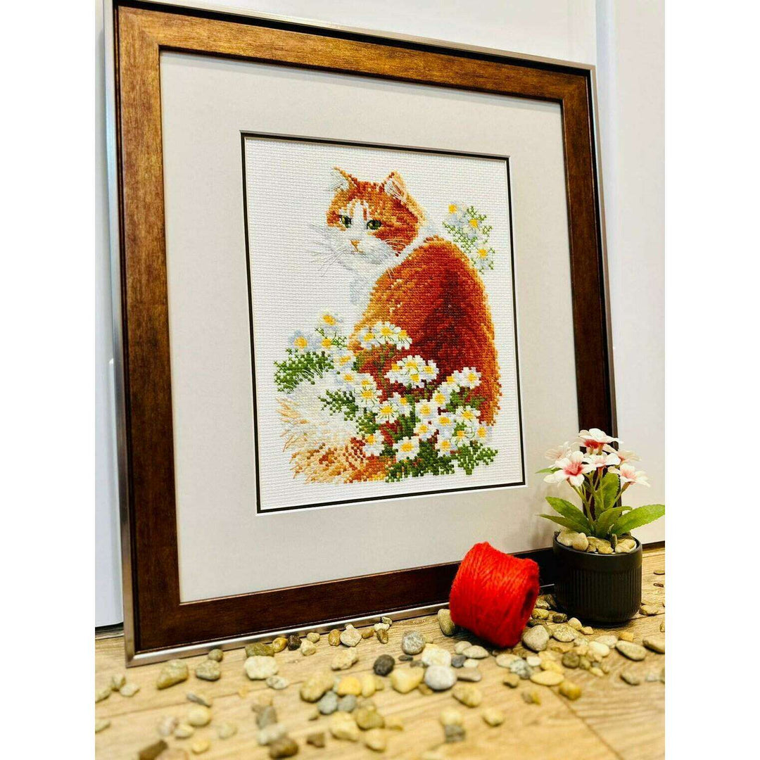 Ginger Meow R2110 Counted Cross Stitch Kit