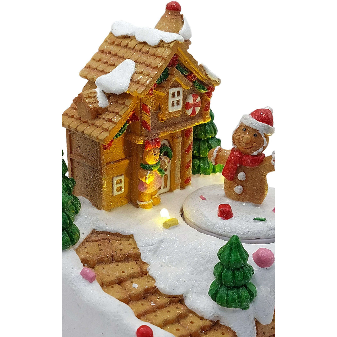 Gingerbread House. Christmas Village Wizardi F07-N1-13-2705A