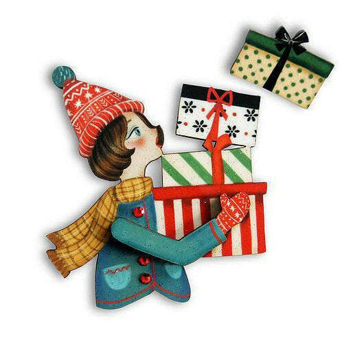 Girl with Gifts Brooch by Laliblue - Quirks!