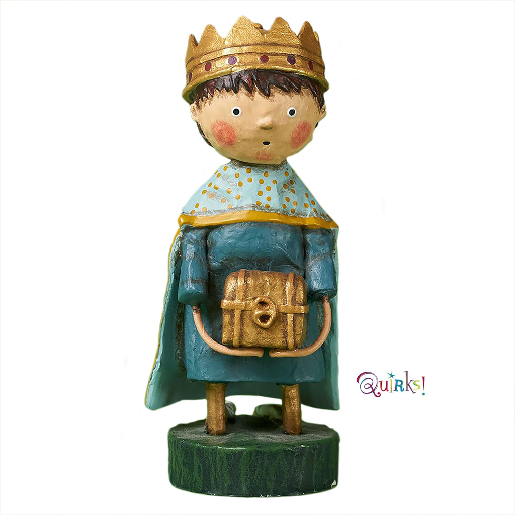 Giver of Gold Wise Man - Lori Mitchell Nativity Figurine - Quirks!
